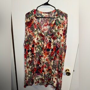 Colorful Floral Mini Dress